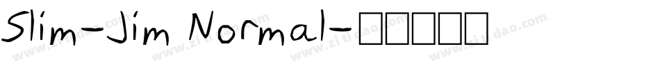 Slim-Jim Normal字体转换